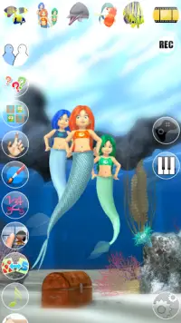 Sprechende Meerjungfrau Spiele Screen Shot 2