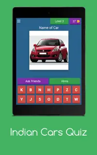 Indian Cars Quiz Game Screen Shot 15