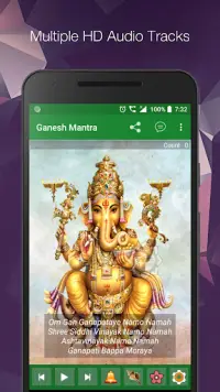 Ganpati Mantra & Aarti - Ganpati Mantra HD Audio Screen Shot 1