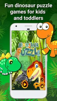 Dinosaurus Spellen - puzzels voor jonge kinderen Screen Shot 1