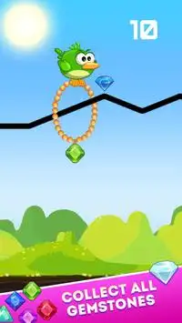 Rescue Birds - Free Flappy Endless Wire Loop Fun Screen Shot 0