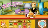 Burger Shop Food Court Game Screen Shot 0