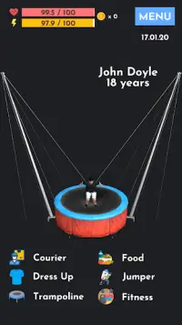 Trampoline Bungee Jumper Screen Shot 2