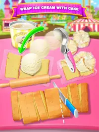 Deep Fried Ice Cream - Carnival Street Food Maker Screen Shot 0