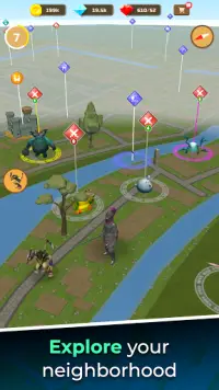 Magic Streets: GPS RPG Go Game Screen Shot 0