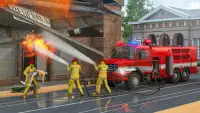 Firefighter Fire Truck Games Screen Shot 3