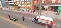 Jeux d'ambulance ville 3D Screen Shot 7