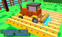 Blocky Tractor Farm Simulator Screen Shot 4