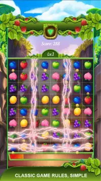 Jewel games fruit Screen Shot 1