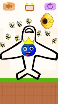 Save the Rainbow : Bee Attack Screen Shot 0