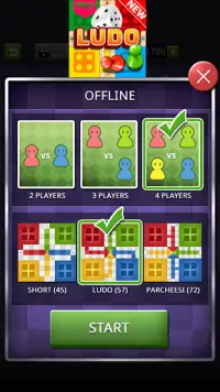 Ludo Game - Offline, Online Mode Screen Shot 1