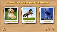 Animaux, Jeu de Puzzle Enfants Screen Shot 0