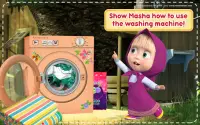 Masza i niedźwiedź-gry czyszczące dom dziewczynek Screen Shot 17