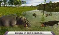O melhor caçador de hipopótamos selvagens: simulaç Screen Shot 2