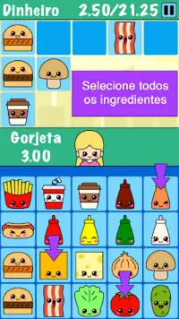 Burger Memory Game Screen Shot 1