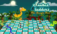 Snakes N Ladders The Jungle Fun Game Screen Shot 0