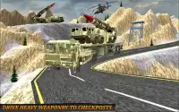 Caminhão de exército de carga Screen Shot 4