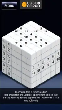Cubo di Coppo - Gioco di Logica Sudoku 3D Screen Shot 2