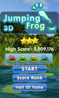 Jumping Frog 3D (Jump advance) Screen Shot 1