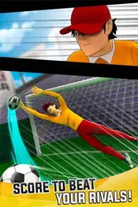 Anime Manga Fußballspiel: Elfmeter Tor Schießen Screen Shot 2