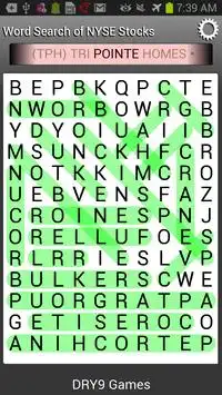 Wall Street Word Search NYSE Screen Shot 3