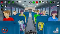 condução de ônibus escolar 3D Screen Shot 2