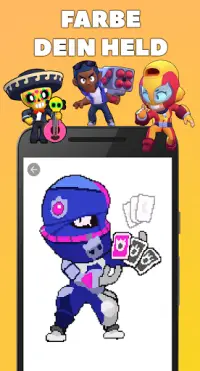 PixStars - Color by number for Brawl Stars Screen Shot 4