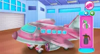 العاب تنظيف الطائرة و إصلاحها - لعبة اطفال و بنات Screen Shot 5