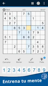 Sudoku es un rompecabezas clásico Screen Shot 0