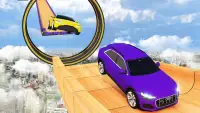 Ultimate City GT Car Stunt: การแข่งขัน Ramp Climb Screen Shot 2