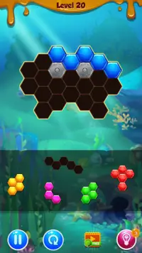 Hexa Block Puzzle Game Screen Shot 1