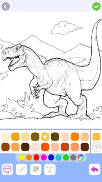 Dino Coloring: Dinosaur games Screen Shot 1