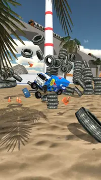 Stunt Truck Jumping Screen Shot 2