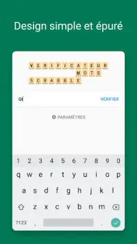 Verificateur Mots SCRABBLE Screen Shot 0