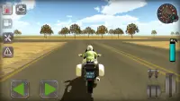 Trafik Polisi Motorsiklet Simülatör Oyunu Screen Shot 6