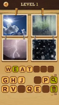 4 Pics Puzzle: Guess 1 Word Screen Shot 5