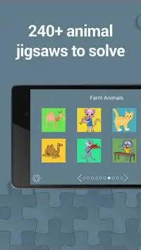 Animal jigsaw puzzle for kids Screen Shot 11