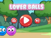 Blue & Red Pinky Ball Lovers Screen Shot 5