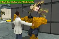 Flying Turtle Hero City Rescue Screen Shot 6