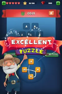 Fun Cookies Word: Connect Cross Word Puzzle Game Screen Shot 2