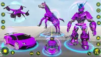 Horse Robot: Car Robot Games Screen Shot 7