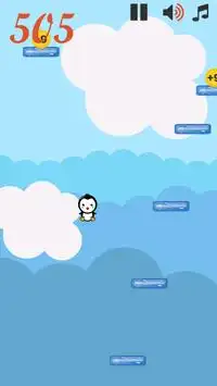 Baby Penguin Game: Sky Jump Screen Shot 5