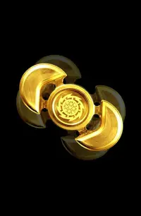 Golden Fidget Spinner Screen Shot 2