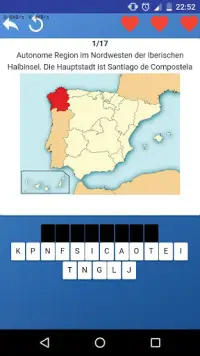 Spanien Provinzen - Test, Flaggen, Karten Screen Shot 0