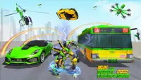 Bus Robot Car Transform Game Screen Shot 0