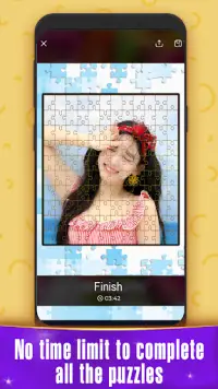 Offline K-Pop Puzzle - Twice Jigsaw Puzzle Game Screen Shot 2