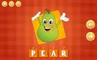 Fruits and vegetables spelling Screen Shot 9