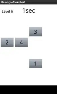 Memory of Numbers! Puzzle game Screen Shot 1