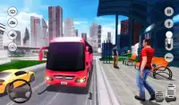 City Coach Tour Bus Driving Simulator Screen Shot 1