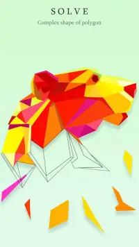 Low Poly Art - Color by Number free coloring Screen Shot 2